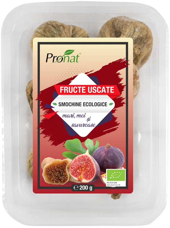 Smochine bio moi, mari si savuroase 200g Pronat