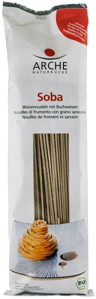 Taitei bio Soba din grau si hrisca, 250g Arche