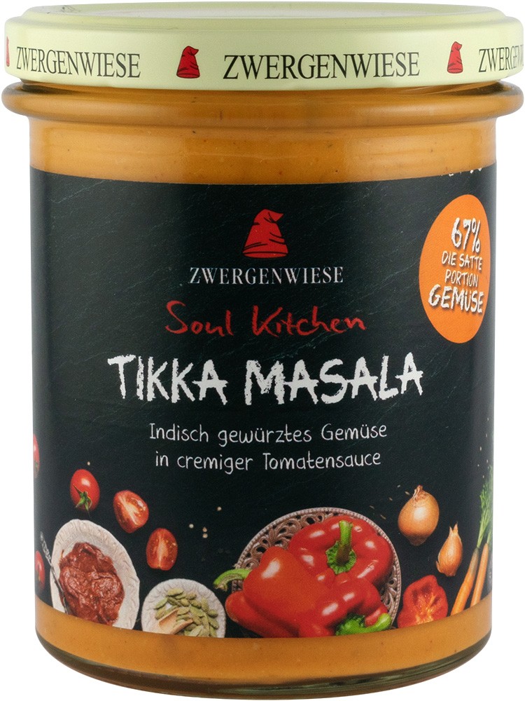 Soul Kitchen Tikka Masala bio reteta indiana, 370g Zwergenwiese