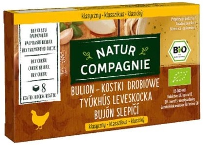Supa bio de pui, 8 cuburi Natur Compagnie