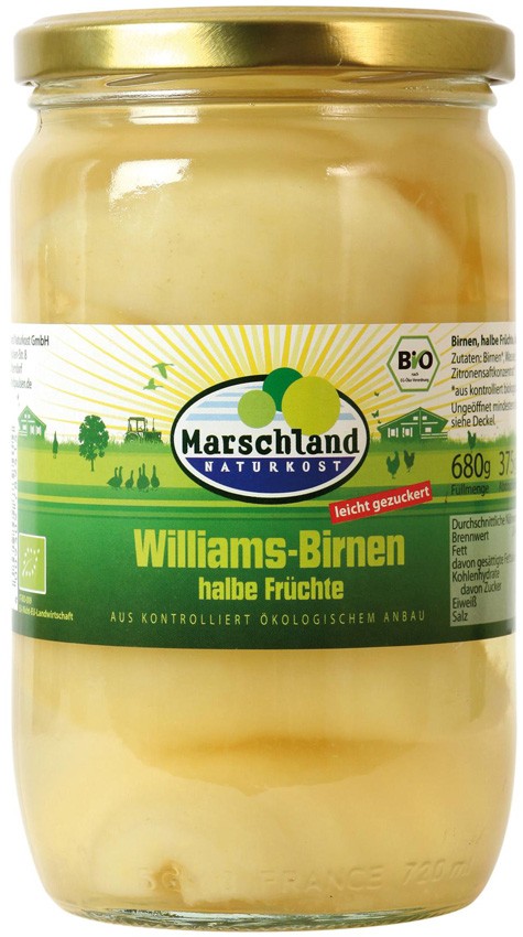 Compot bio de pere 680g / 375g Marschland Naturkost