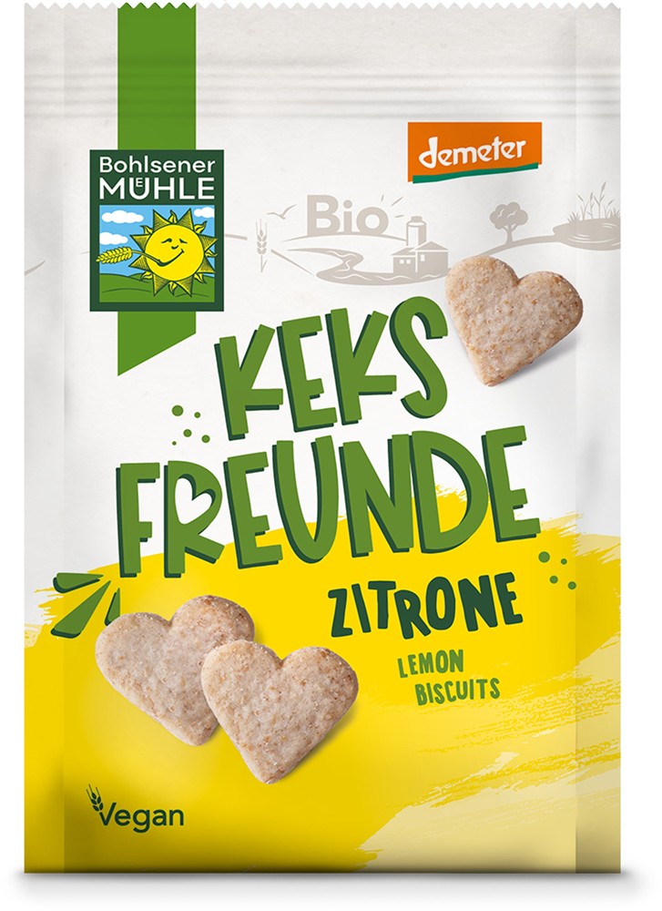 Freunde biscuiti bio cu lamaie, 125g Bohlsener Muhle