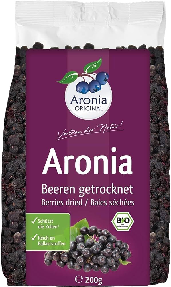 Fructe bio de aronia uscate, 200g Aronia Original