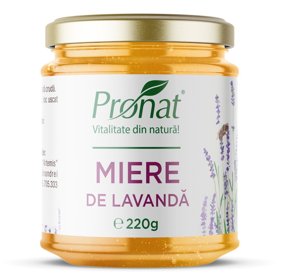 Miere de lavanda, 220g Pronat