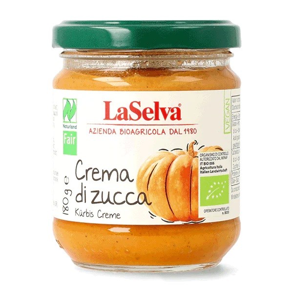 Crema de dovleac bio, 180g LaSelva
