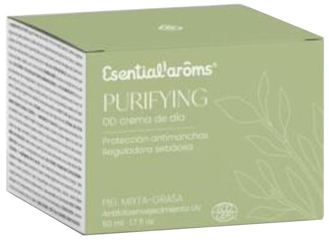 Crema bio hidratanta de zi pentru piele grasa, Purifying 50ml Esentialaroms
