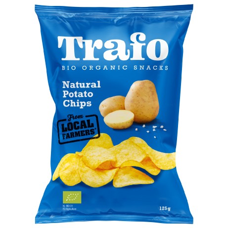 Chipsuri bio natur, 125g Trafo