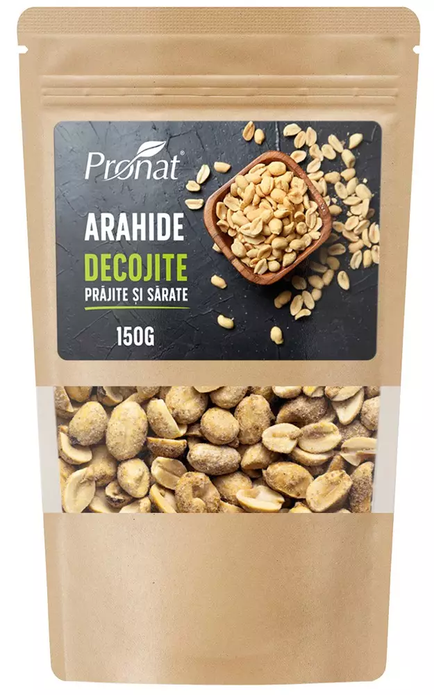 Arahide decojite prajite si sarate, 150g Pronat