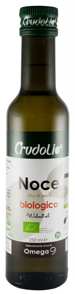 Ulei bio din samburi de nuca, 250ml Crudolio