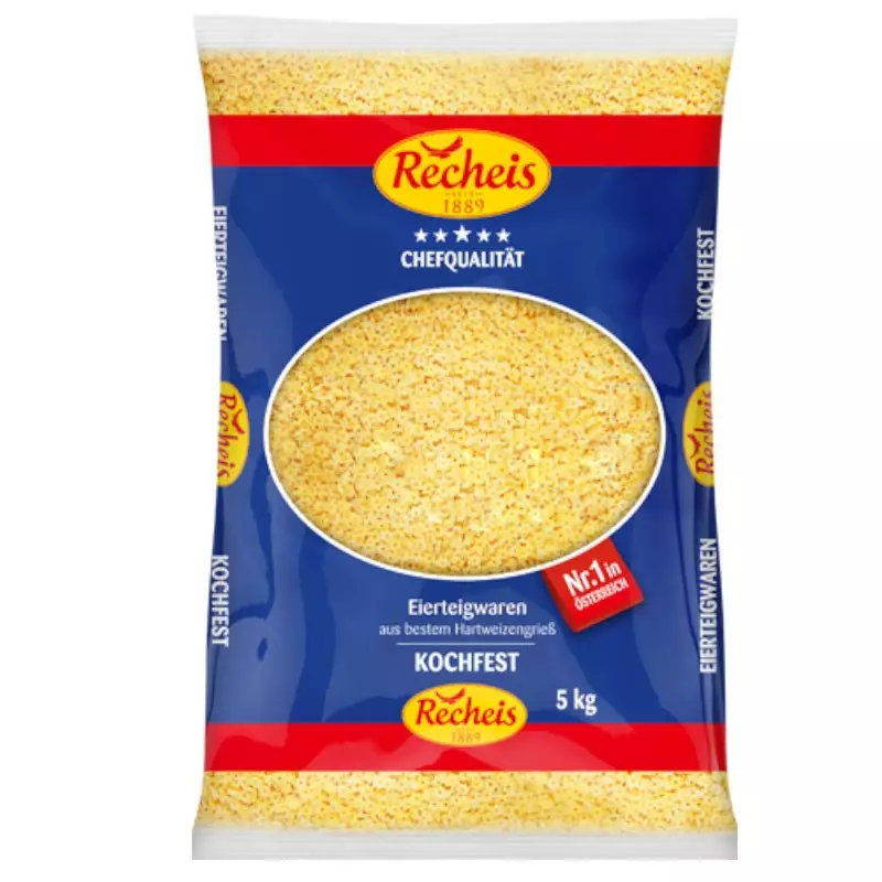 Paste stelute cu ou, 5kg, Recheis