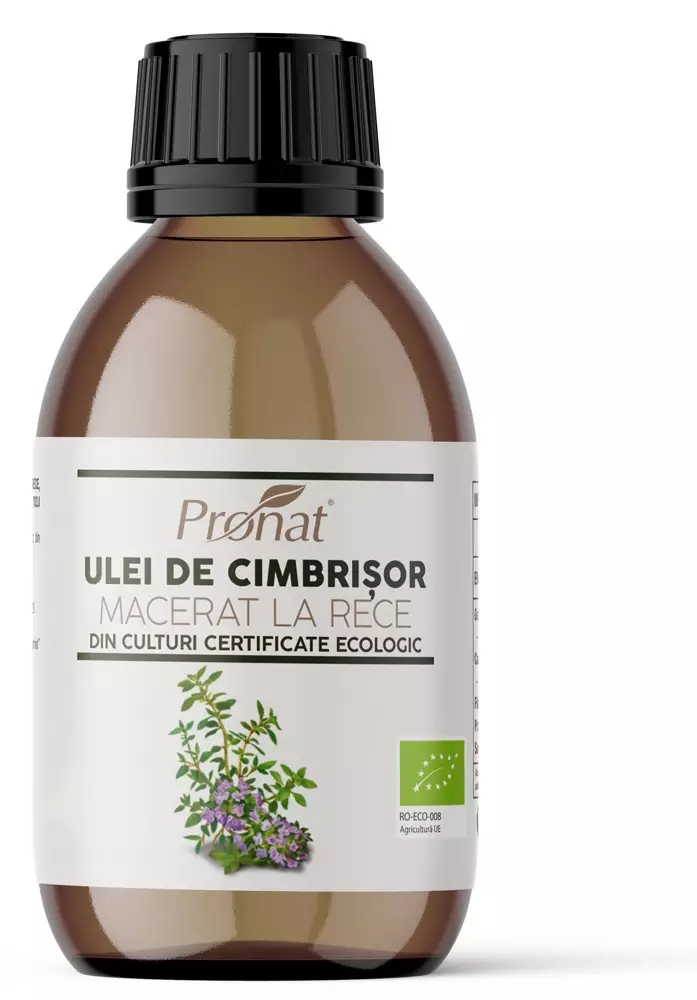 Ulei bio de cimbrisor macerat la rece, 100ml Pronat