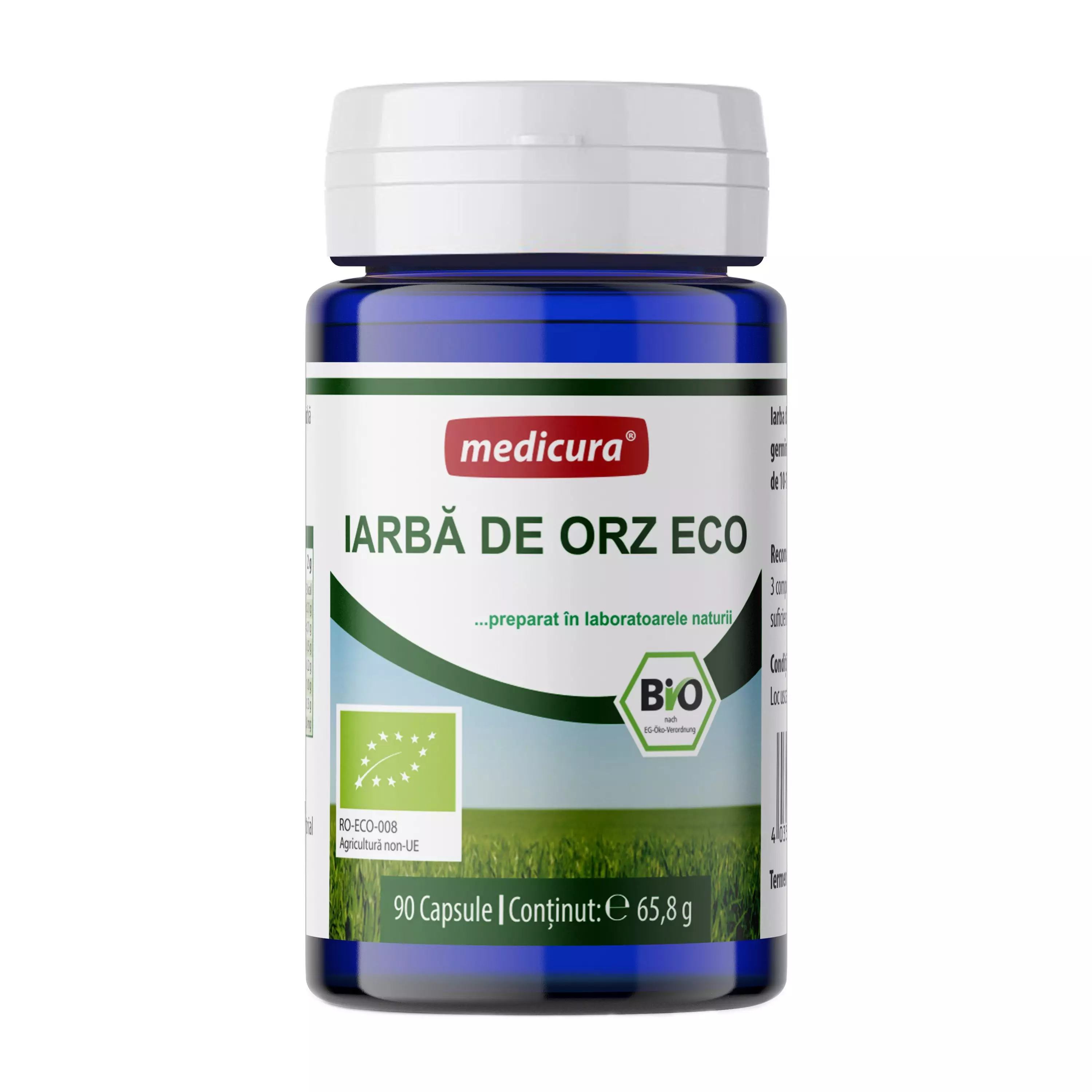 Bio iarba de orz 90 comprimate Medicura