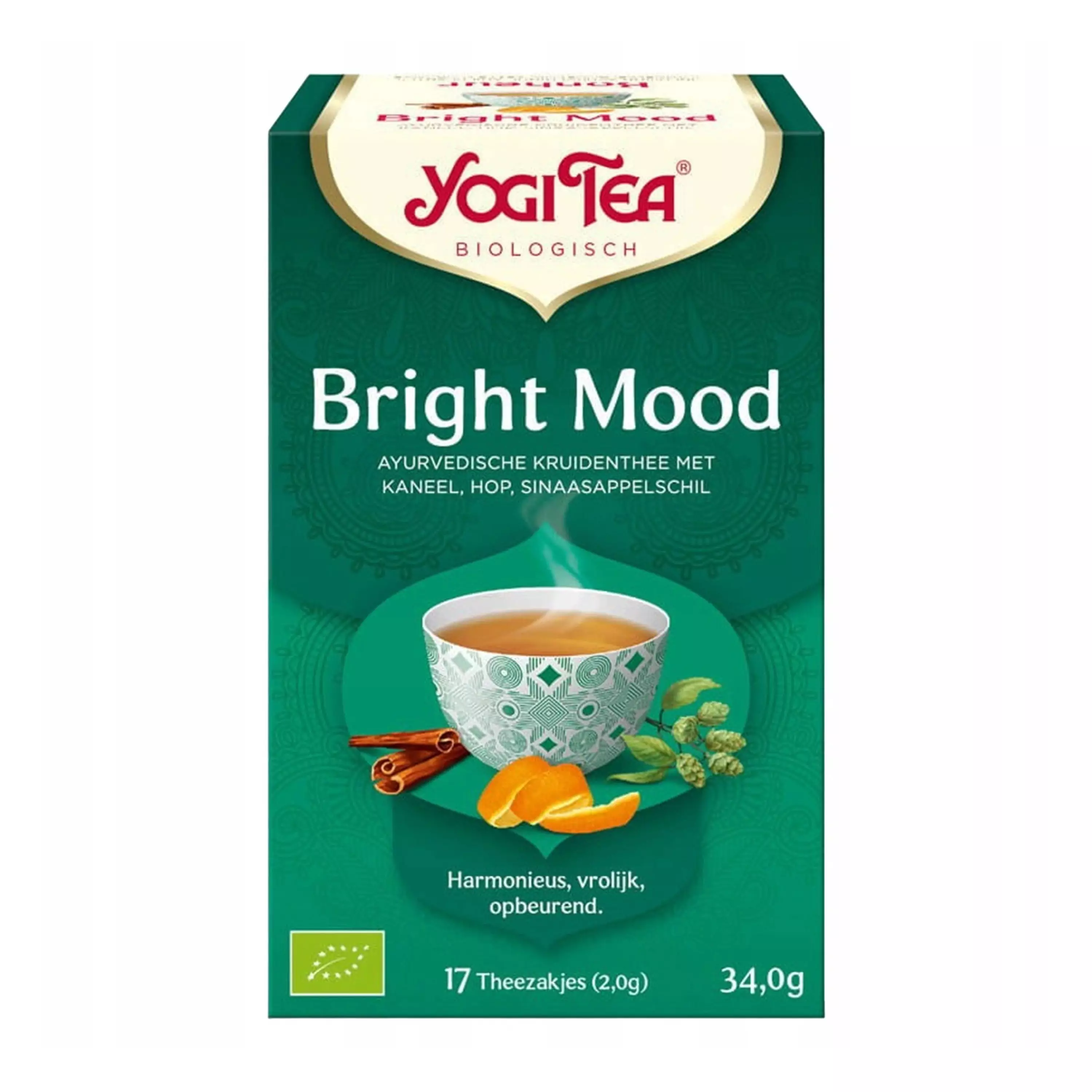 Ceai bio Buna Dispozitie, 17 pliculete 34g Yogi Tea