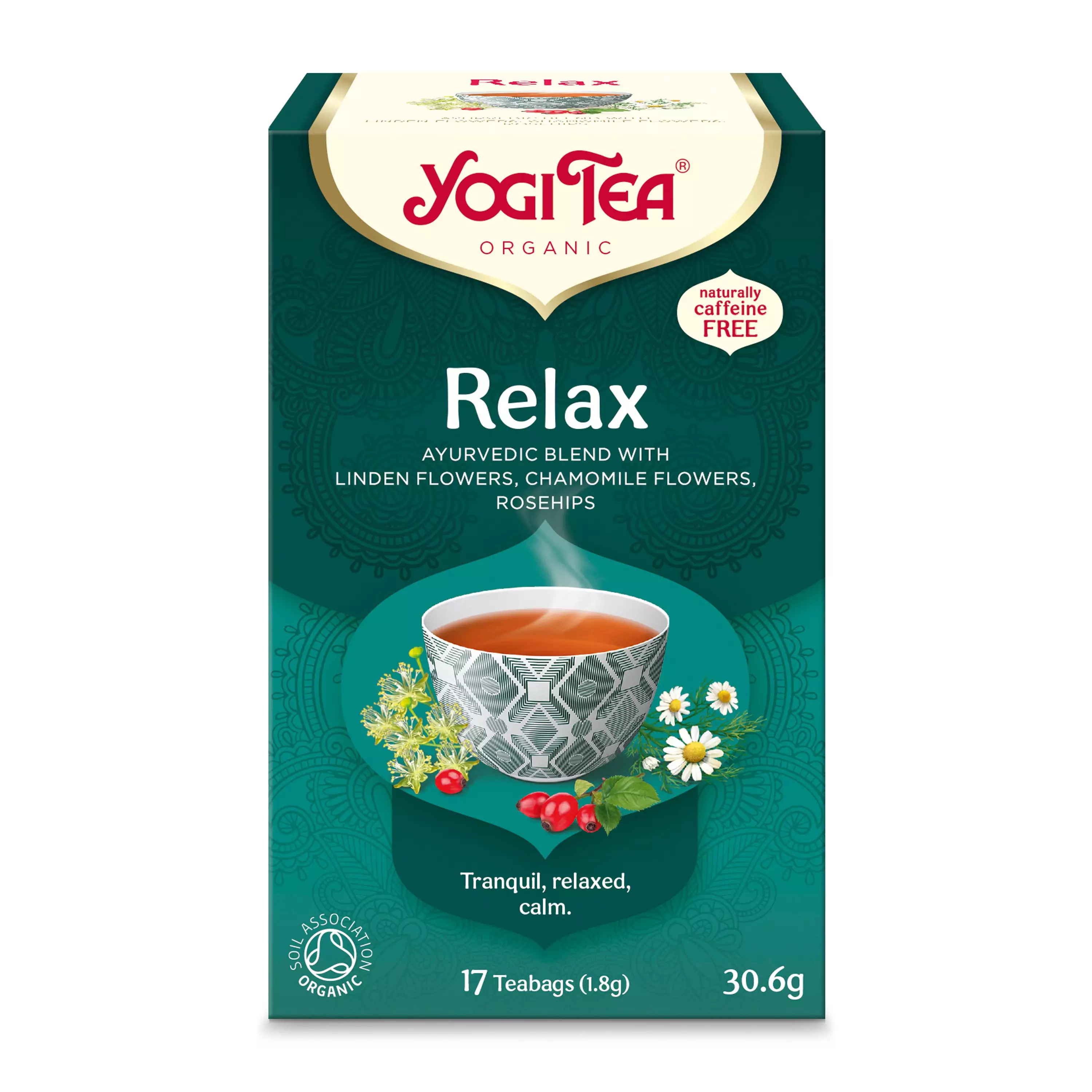 Ceai bio Calmant, 17 pliculete x 1.8g (30.6g) Yogi Tea