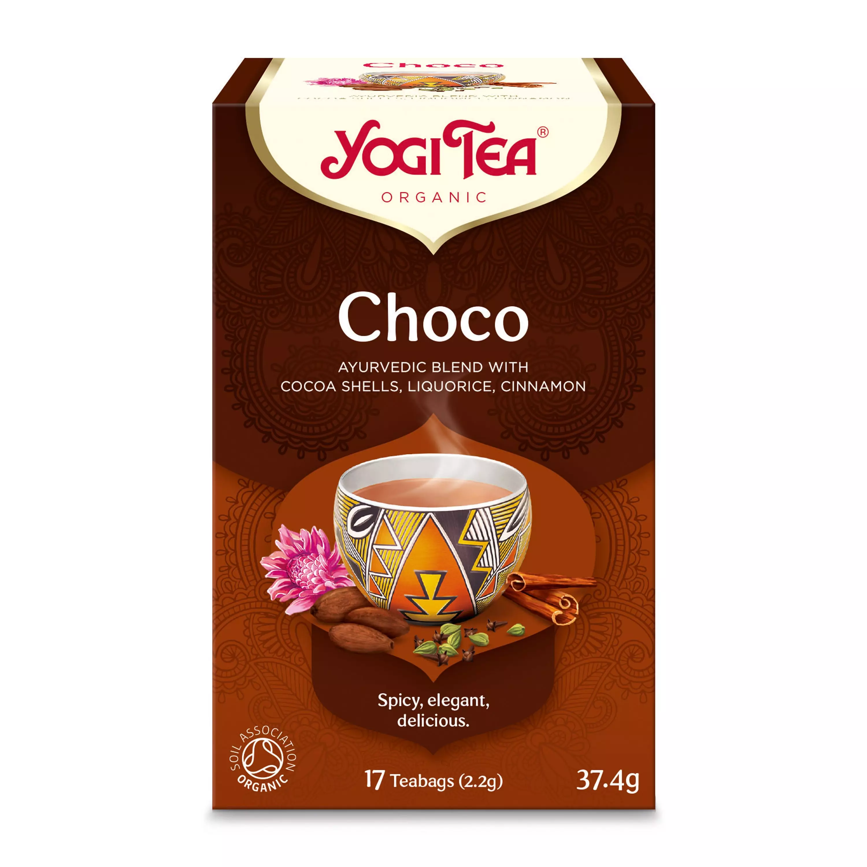 Ceai bio Choco, 17 pliculete x 2.2g (37.4g) Yogi Tea