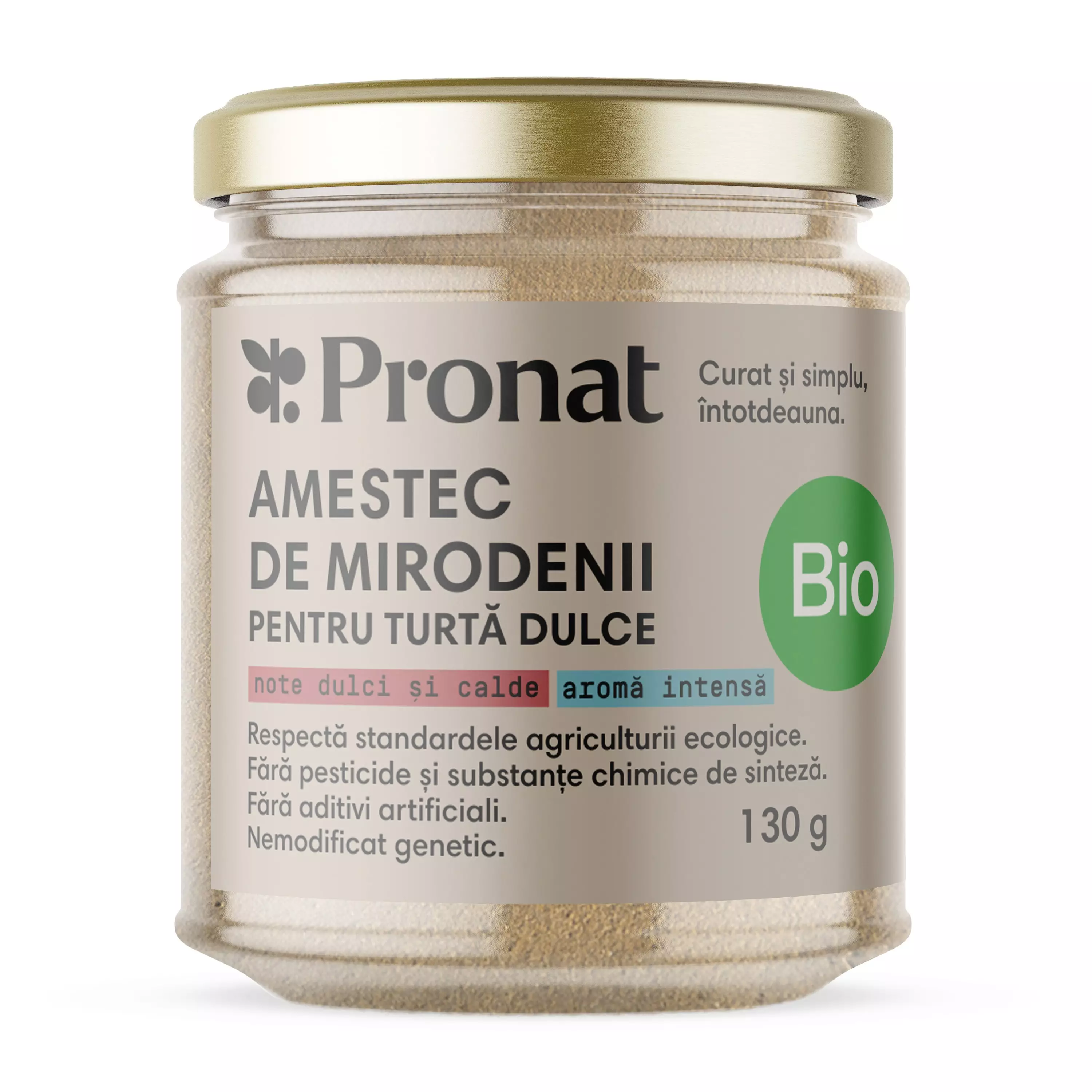 Amestec de mirodenii bio pentru turta dulce, 130g Pronat
