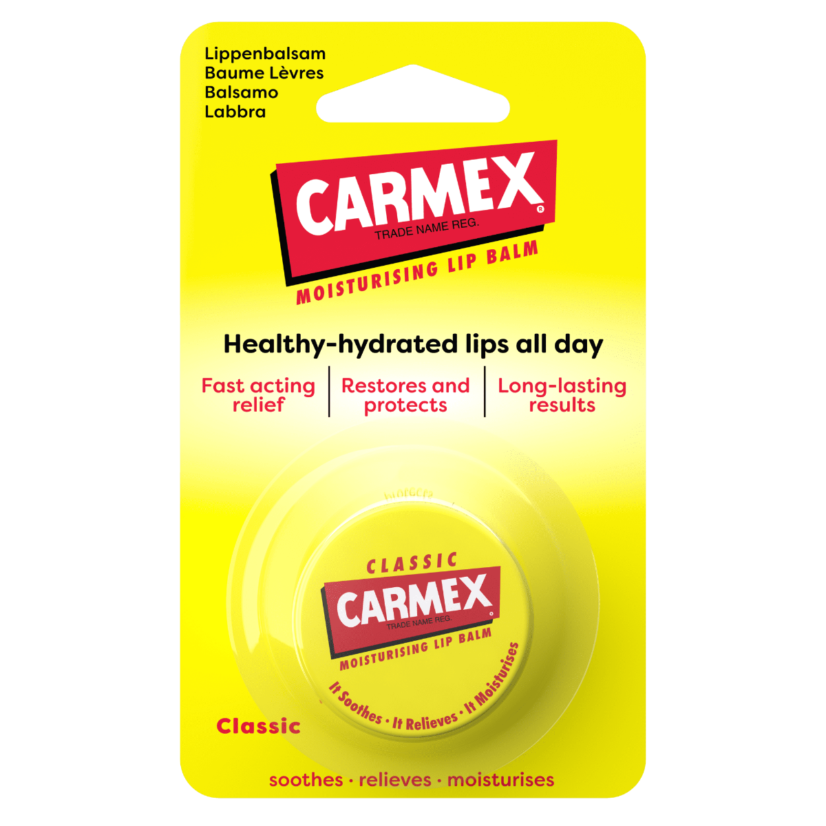 Balsam reparator pentru buze uscate si crapate, 7.5g, Carmex