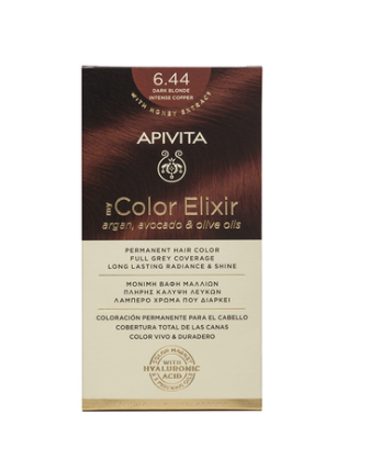 Vopsea de par My Color Elixir N6.44, Apivita