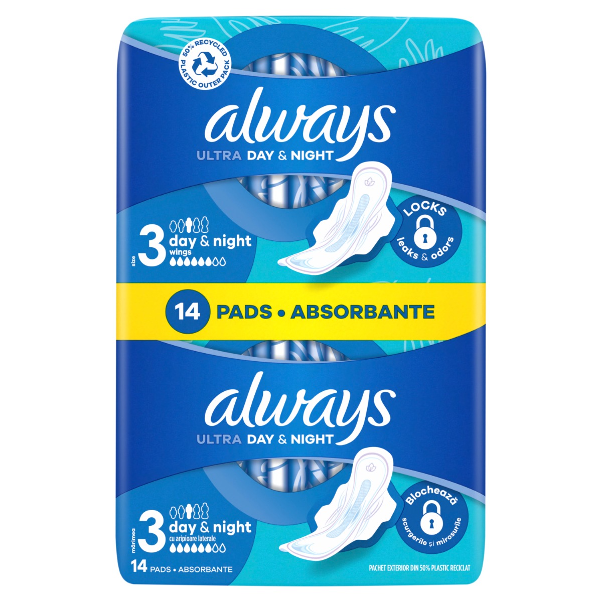 Absorbante Ultra Day & Night, 14 bucati, Always