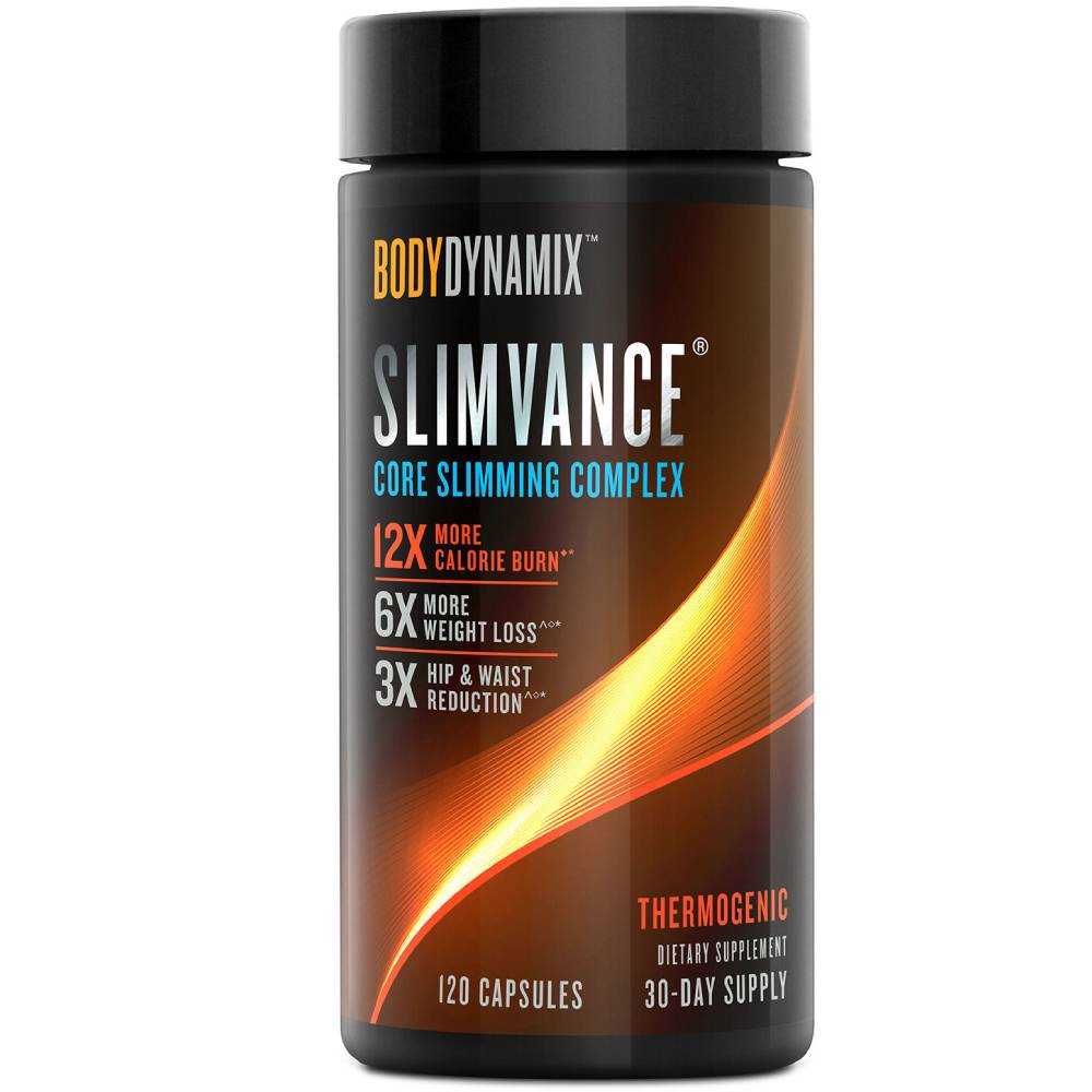 Formula pentru controlul greutatii BodyDynamix Slimvance Core Slimming Complex, 120 capsule, GNC