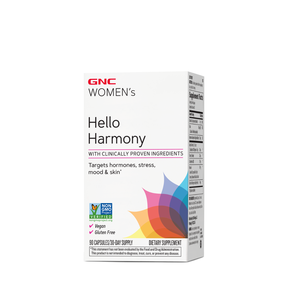 Women's Hello Harmony PMS Formula pentru echilibrul hormonal emotional si elasticitatea pielii, 90 capsule, GNC