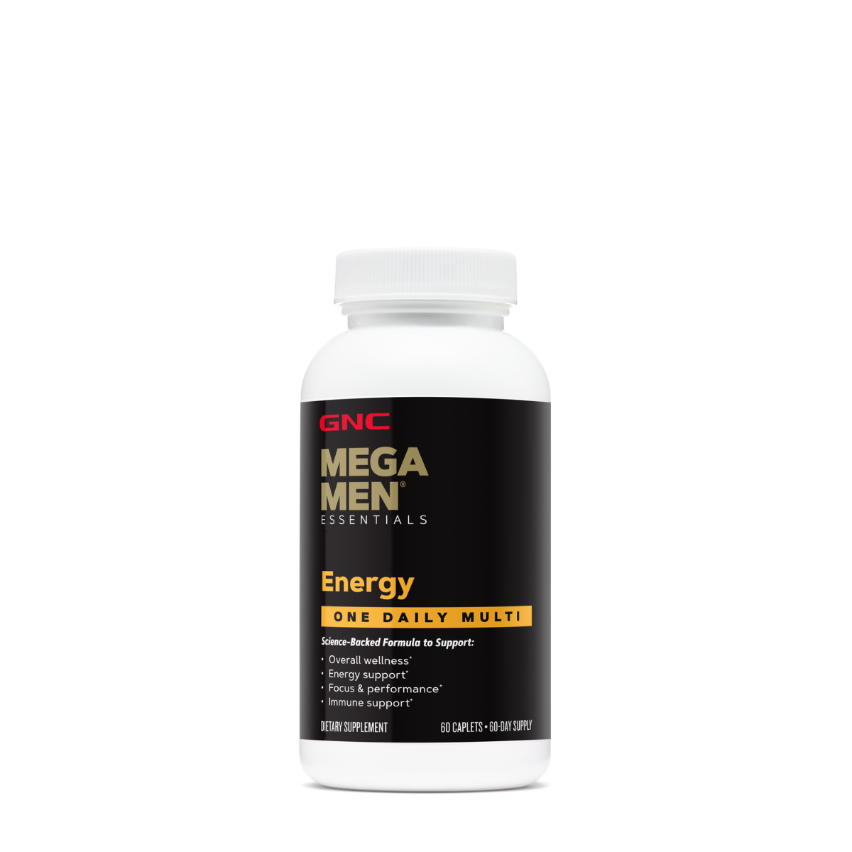 Complex de multivitamine pentru barbati® Energie si Metabolism Mega Men®, 60 tablete, GNC