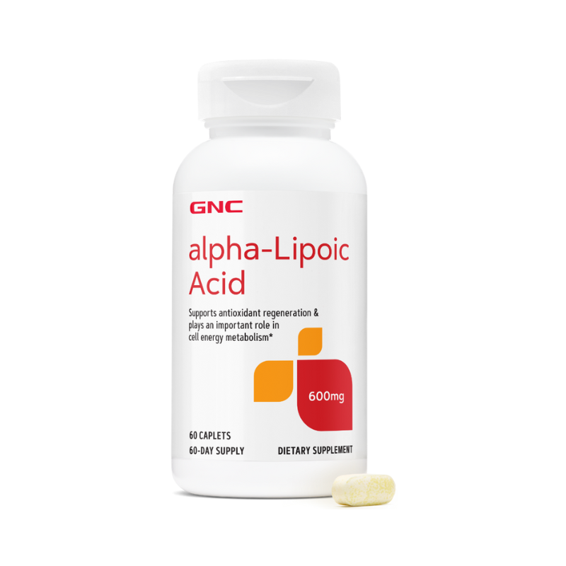 Acid Alpha-Lipoic 600mg, 60 tablete, GNC