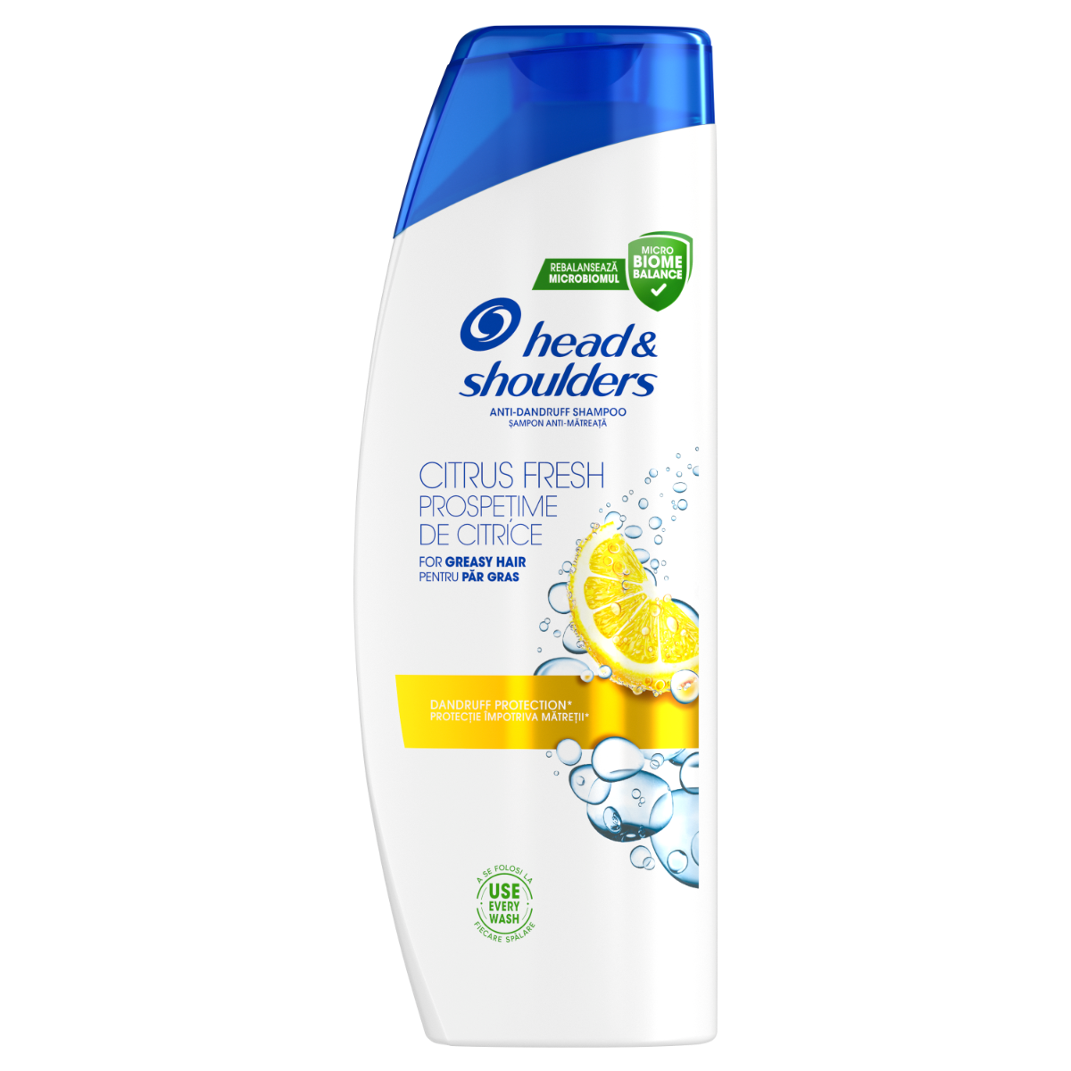 Sampon pentru par gras Citrus Fresh, 400ml, Head&Shoulders