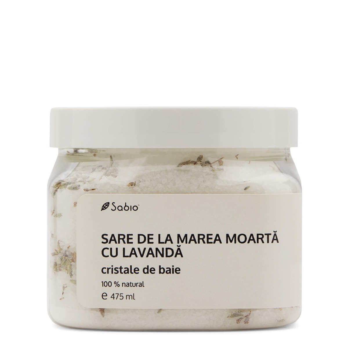 Sare de la Marea Moarta cu lavanda, 475ml, Sabio