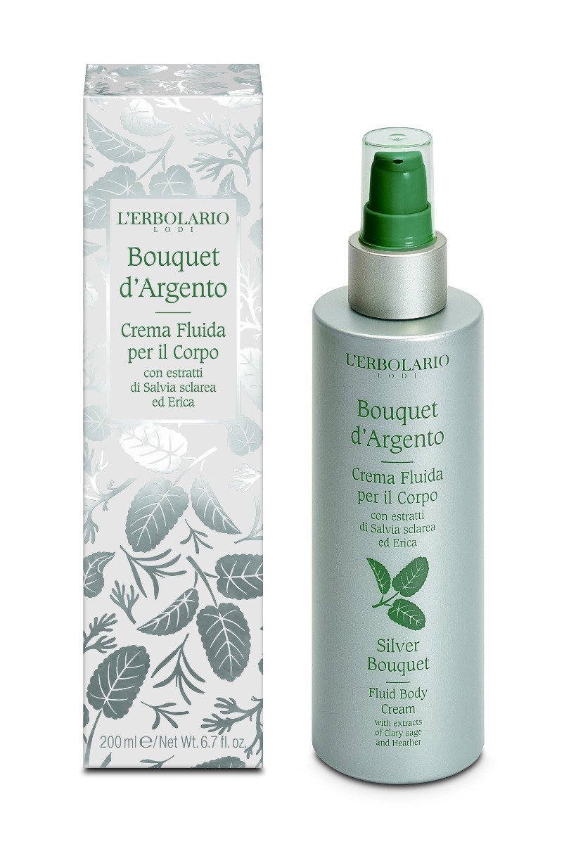 L'Erbolario Crema de corp fluida Silver Bouqete, 200ml