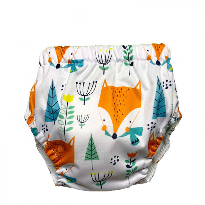 Chilotei pentru tranzitia la olita pentru 9 - 13kg cu model vulpe alb, 1 bucata, Coccorito