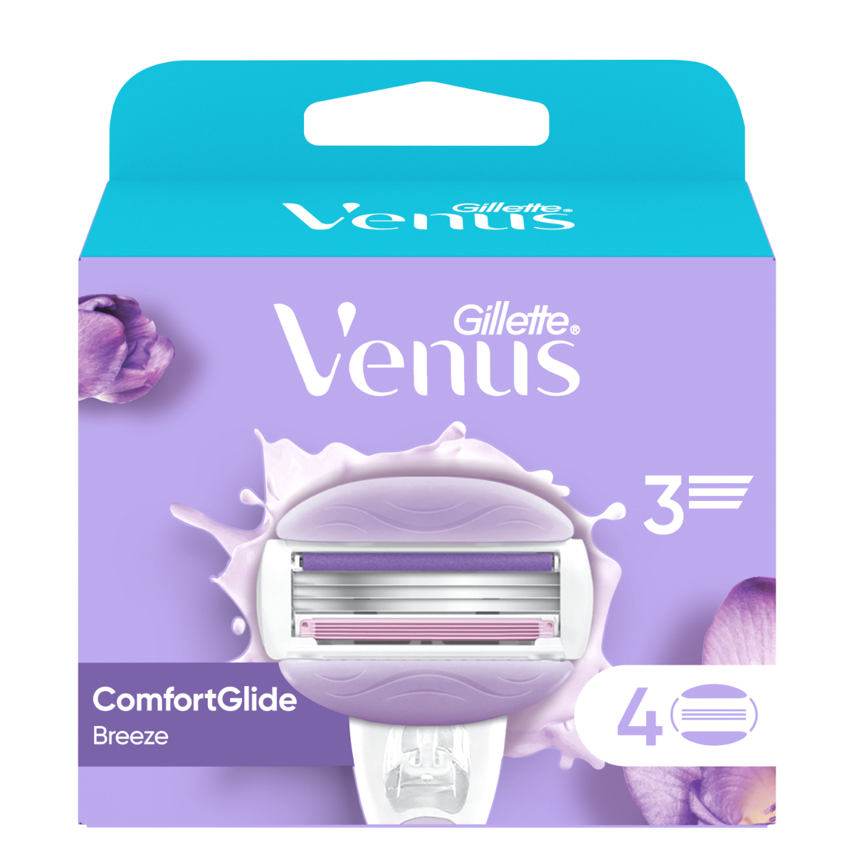 Set rezerve aparat de ras Venus ComfortGlide Breeze, 4 bucati, Gillette