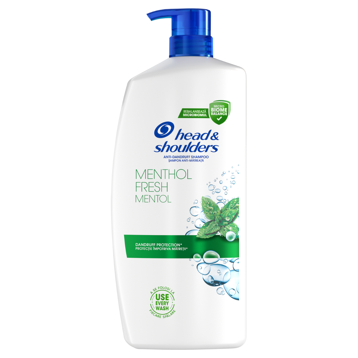 Sampon anti-matreata pentru orice tip de par Menthol Fresh, 800ml, Head&Shoulders