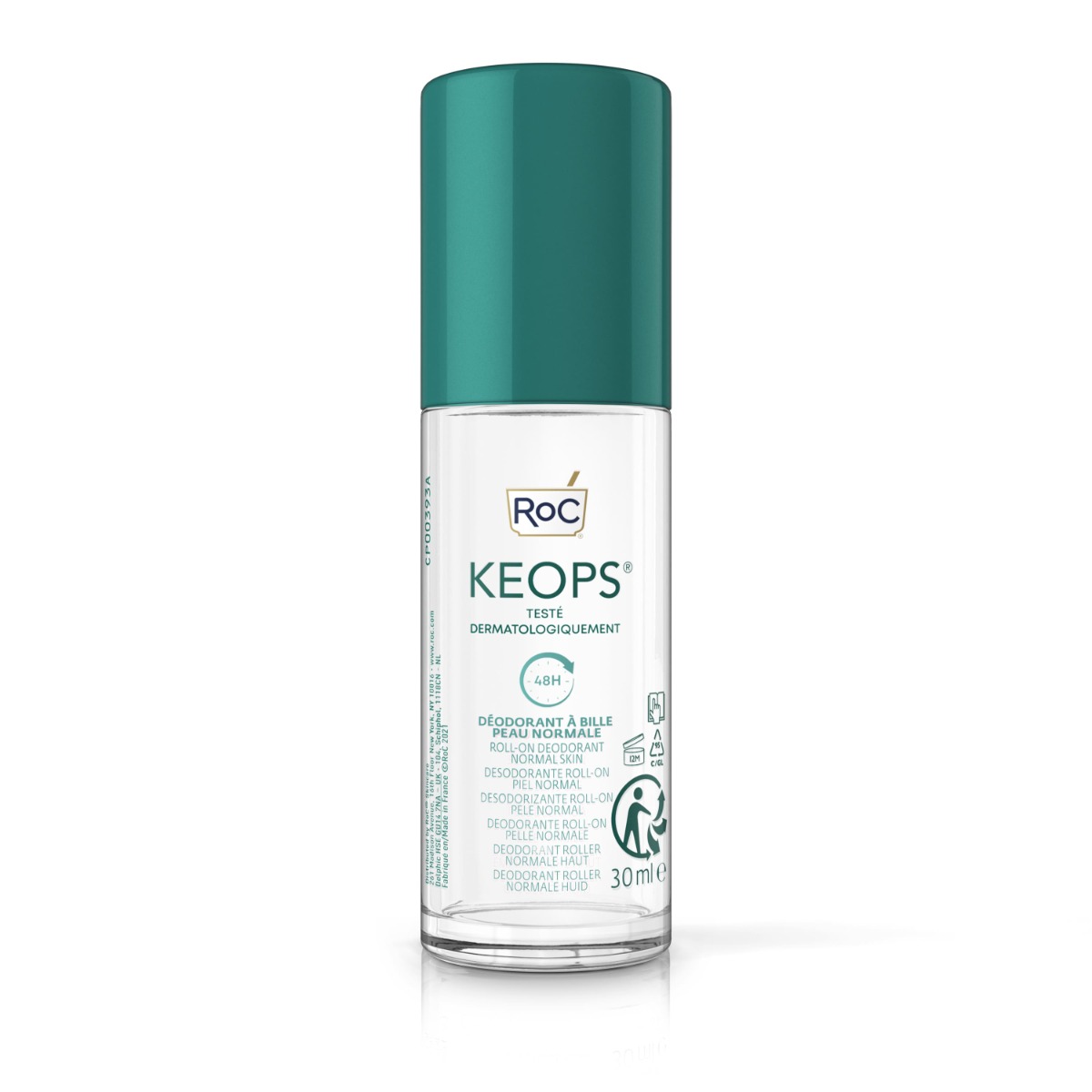 Deodorant roll-on pentru piele normala Keops, 30ml, RoC