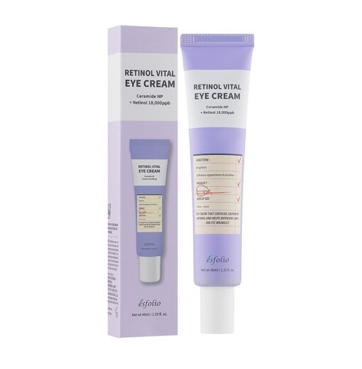 Crema de ochi cu retinol vital, 40ml, Esfolio