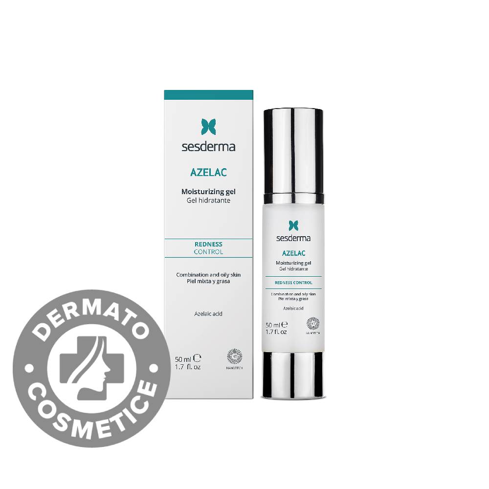 Gel hidratant pentru ten mixt si gras Azelac, 50ml, Sesderma