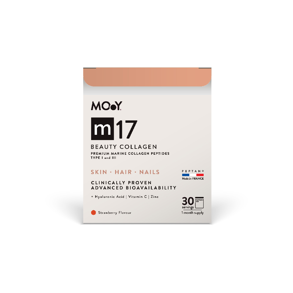 Colagen marin M17 Beauty cu aroma de capsuni, 210g, Molecules of Youth