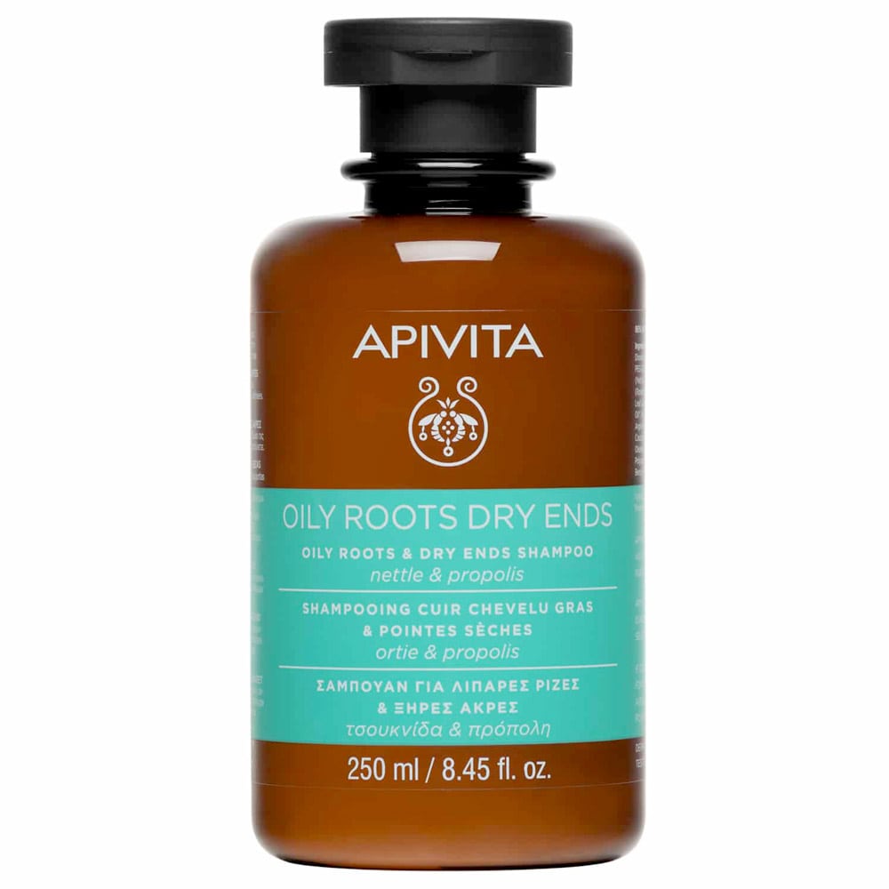 Sampon pentru par gras si varfuri uscate Hair, 250ml, Apivita