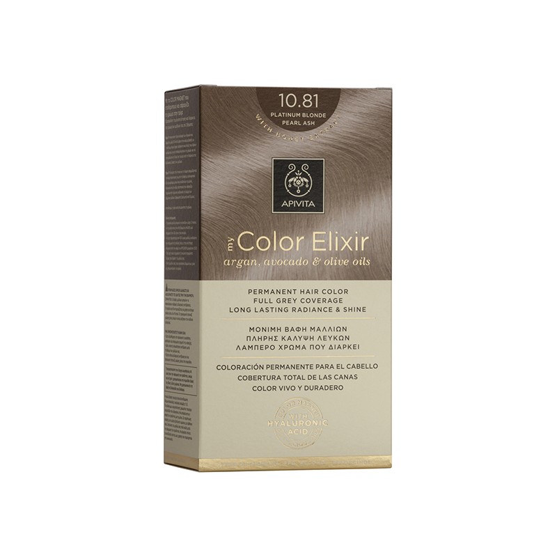 Vopsea de par My Color Elixir N10.81, Apivita