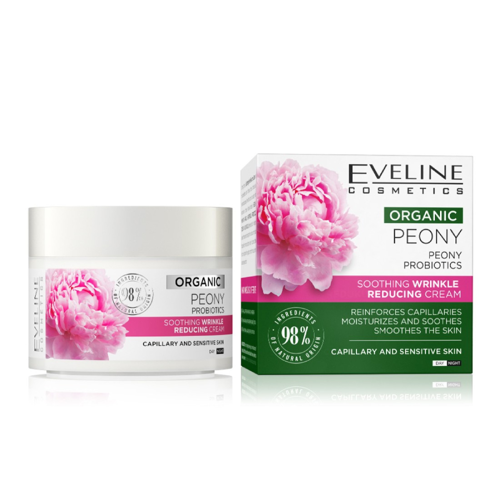 Crema de fata anti-rid cu extract de bujori, 50ml, Eveline Cosmetics