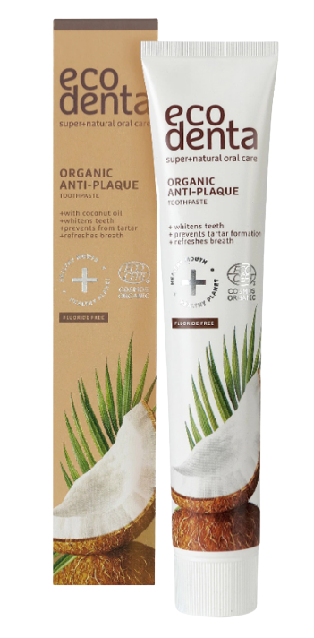 Pasta de dinti antiplaca cu ulei de cocos, 75ml, Ecodenta