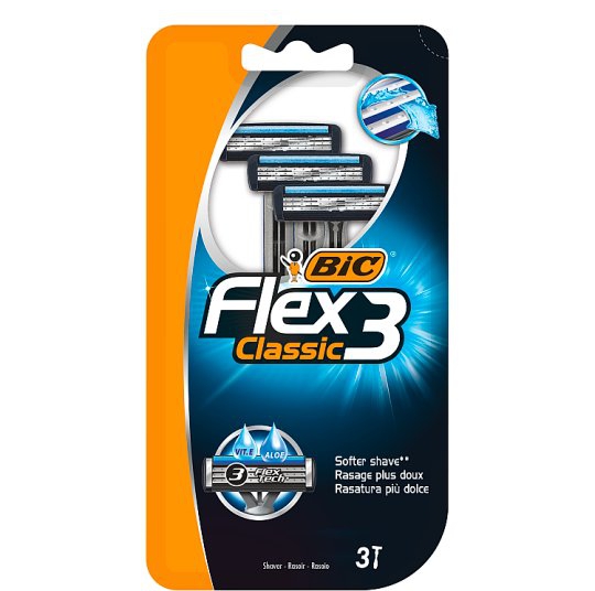 Pachet Aparat de ras Flex 3 Hybrid, 3 bucati, BIC