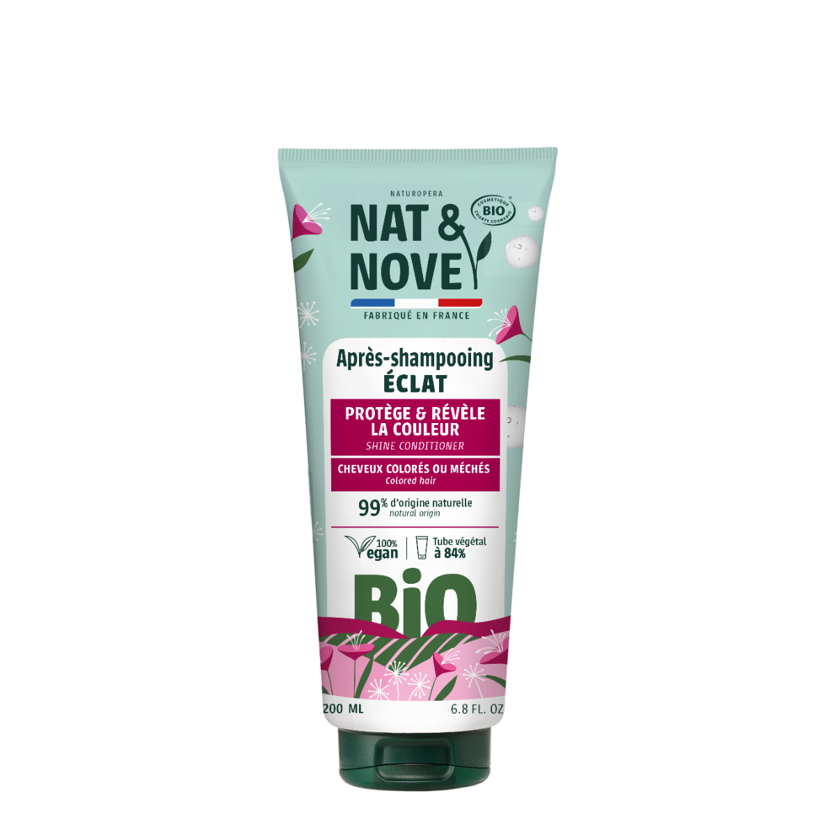 Balsam protector pentru par vopsit cu extract de smochine Bio, 200ml, Nat&Nove