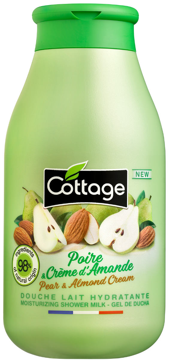 Gel de dus Pere si Migdale, 250ml, Cottage