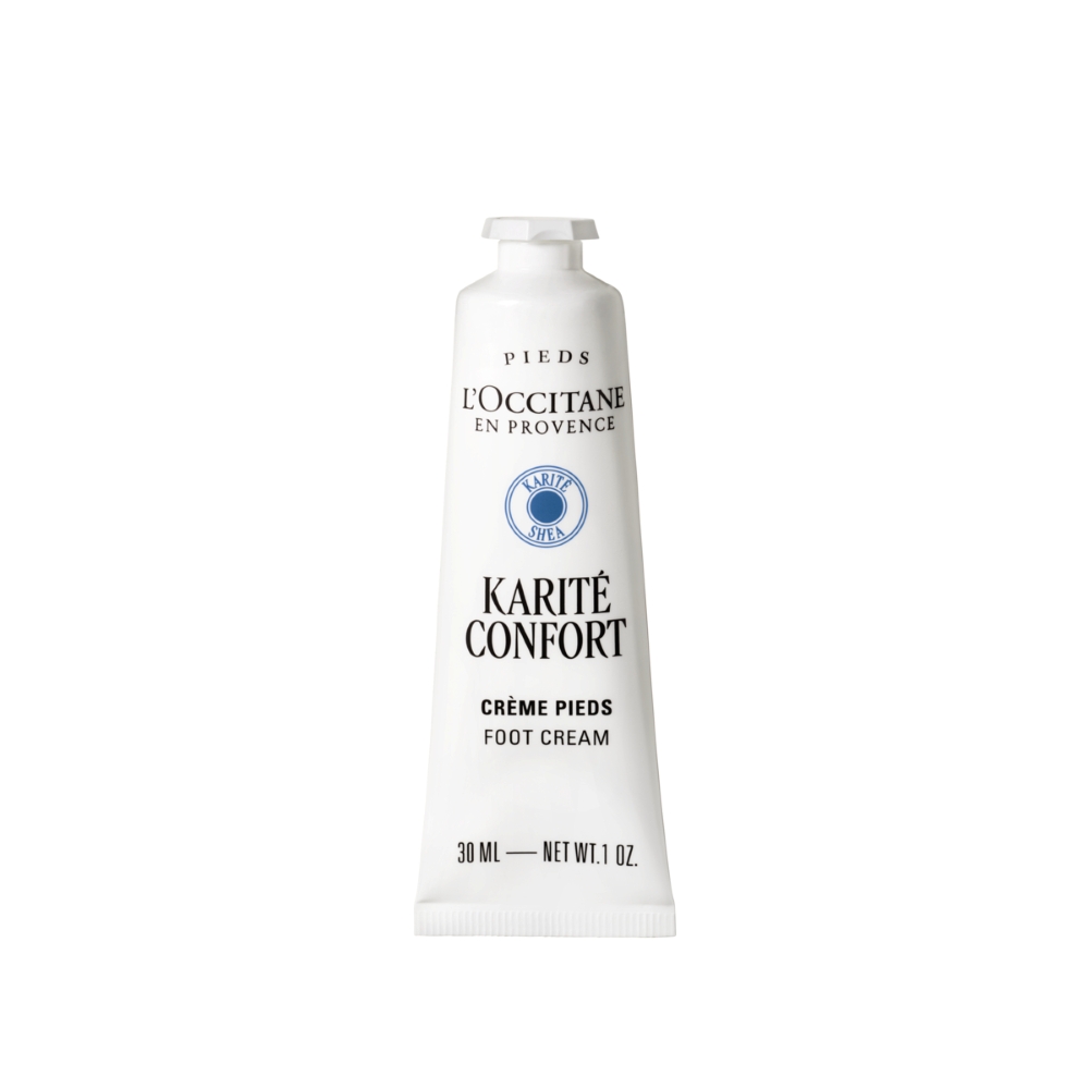 Crema pentru picioare cu Unt de Shea Karité Confort , 30ml, L'Occitane