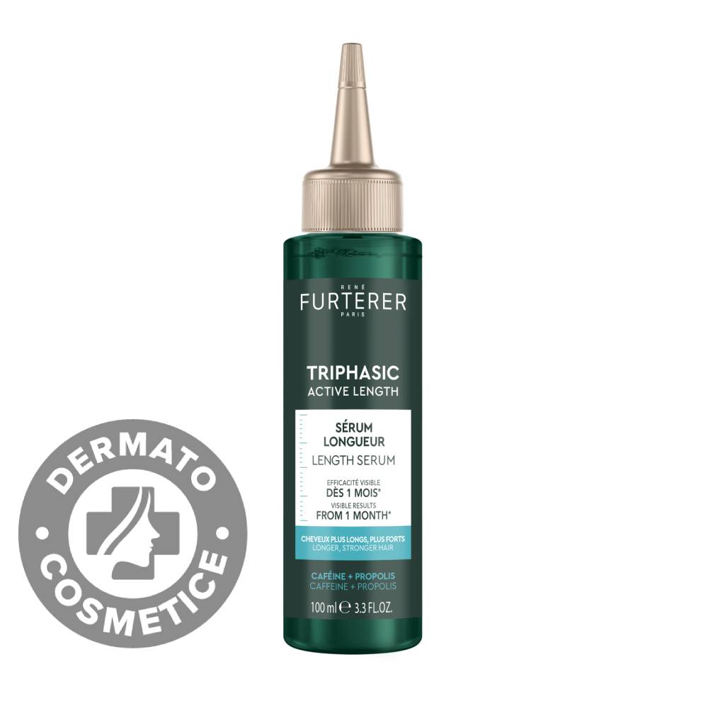 Ser accelerator de crestere a parului Triphasic Active Grow, 100ml, René Furterer