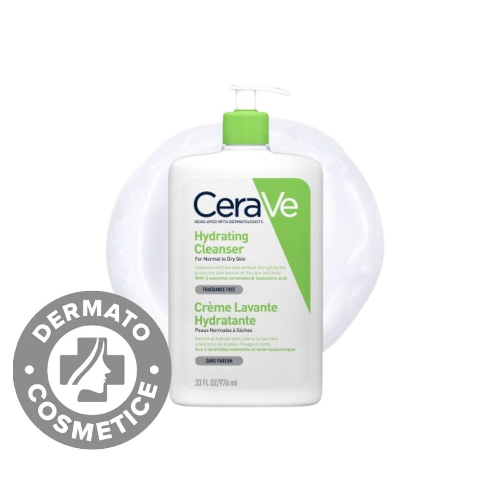 Gel de spalare hidratant pentru piele normala si uscata, 976ml, CeraVe