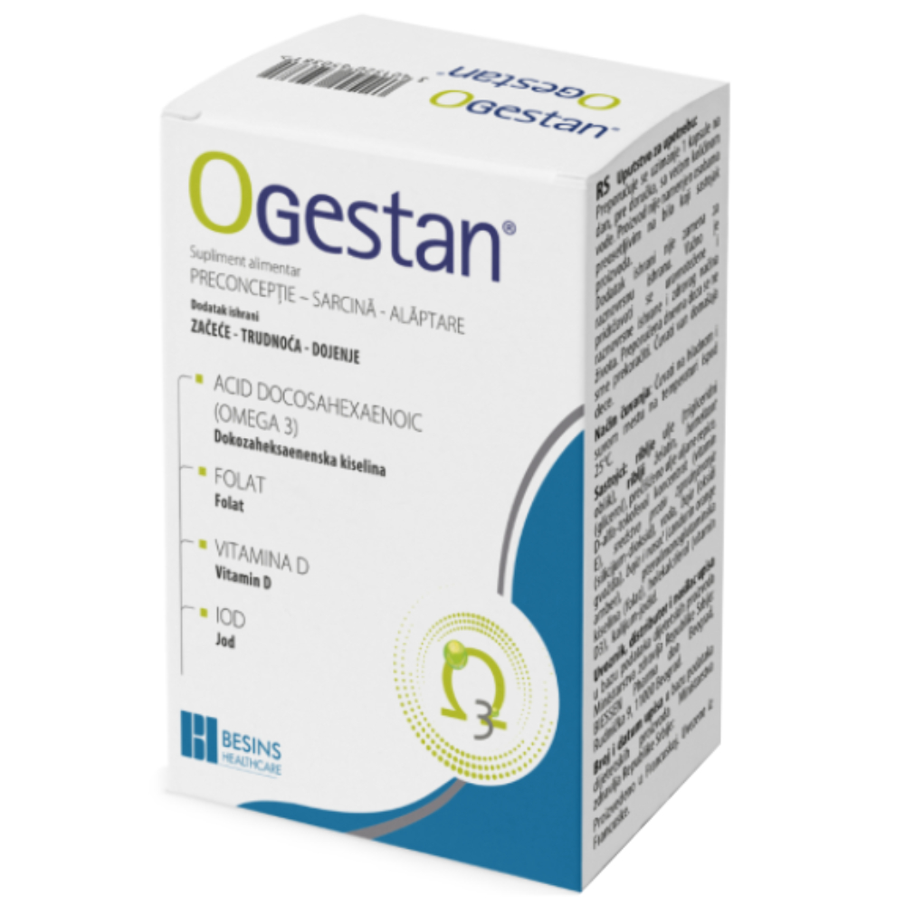 Ogestan, 30 capsule moi, Besins Healthcare