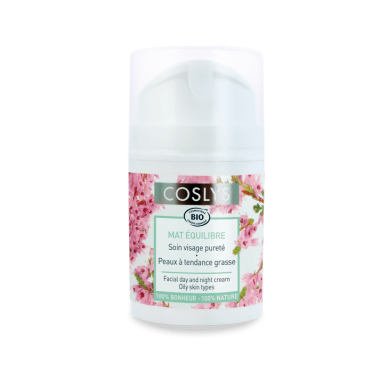 Crema matifianta bio de zi si noapte pentru ten gras cu salvie si iedera, 50ml, Coslys