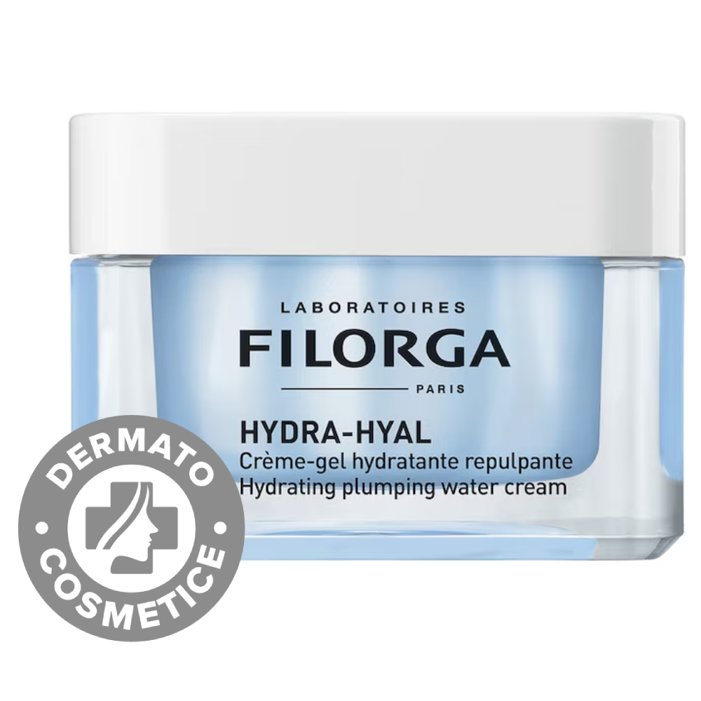 Gel-crema pentru hidratare cu acid hialuronic Hydra-Hyal, 50ml, Filorga